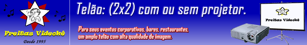 banner promocional Telão